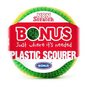 Műanyag súroló, 3 db, BONUS, vegyes színek 146722299 - Kézi mosogatás