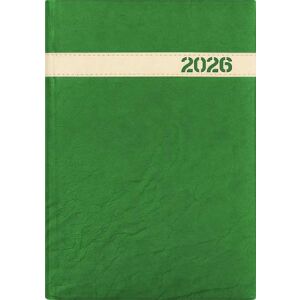 Naptár, tervező, A5, napi, DAYLINER, "The Boss", zöld 146722320 - Irodai kiegészítő