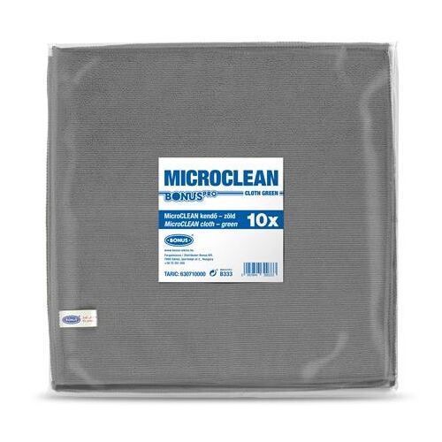 Törlőkendő, univerzális, 10 db, 32x32 cm, BONUS "MicroCLEAN", szürke 146722375
