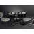 Berlinger Haus Monaco Cookware Set with Black Finish