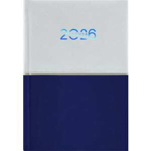 Naptár, tervező, A5, napi, DAYLINER "Contrast", fehér-sötétkék 146722470 - Irodai kiegészítő