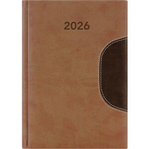 Naptár, tervező, A5, napi, DAYLINER "Memphis", barna-csokoládé 146722560 - Irodai kiegészítő