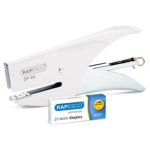 Tűzőgép, kézi, 21/4, 12 lap, RAPESCO "SP-64", fehér 146722594 - Tűzőgép, tűzőkapocs