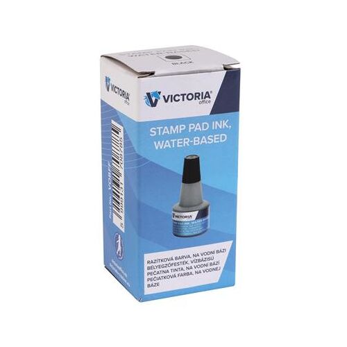 Bélyegzőfesték, 30 ml, VICTORIA OFFICE, fekete 146722608