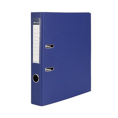 Iratrendező, 50 mm, A4, PP/karton, VICTORIA OFFICE, "Basic", tengerészkék 146722628