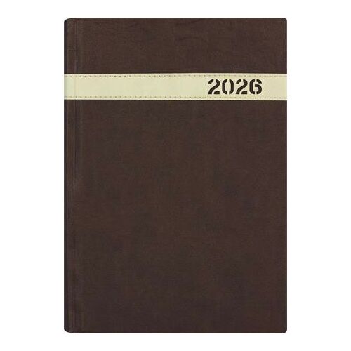 Naptár, tervező, A5, napi, DAYLINER, "The Boss", barna 146722750