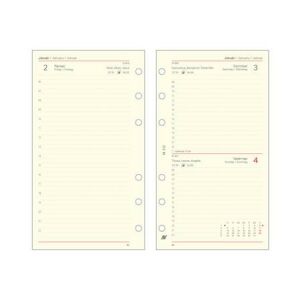 Kalendárium betét, tervező, napi, "M", SATURNUS, chamois 2026 146722978 - Irodai kiegészítő