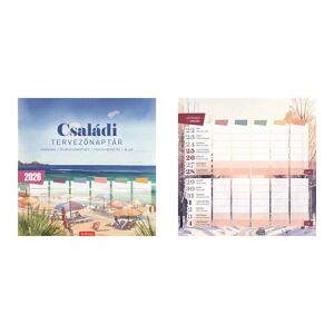 Naptár, fali, mágneses, kétheti, TOPTIMER, "családi tervező", pasztell 146722987 - Irodaszer