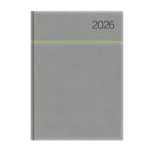 Naptár, tervező, B5, heti, TOPTIMER, "Young", szürke-zöld 146723001 - Irodai kiegészítő