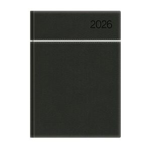 Naptár, tervező, A5, napi, TOPTIMER, "Young", fekete-fehér 146723004 - Irodai kiegészítő