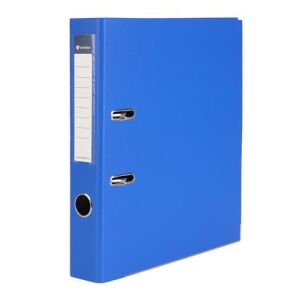 Iratrendező, 50 mm, A4, PP/karton, élvédő sínnel, VICTORIA OFFICE, "Basic", királykék 146723071 - Iratrendezés