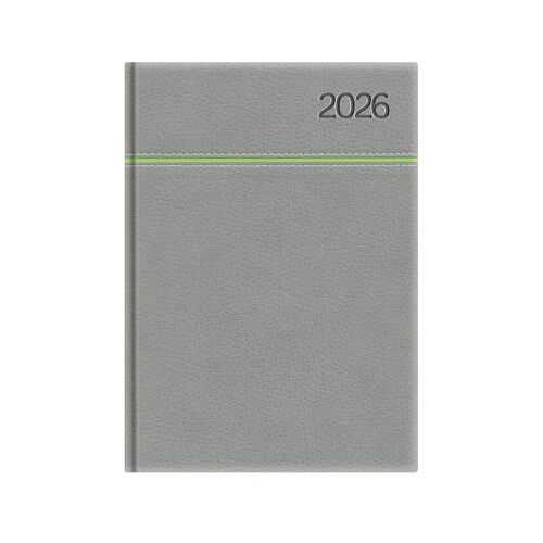 Naptár, tervező, A5, napi, TOPTIMER, "Young", szürke-zöld 146723114
