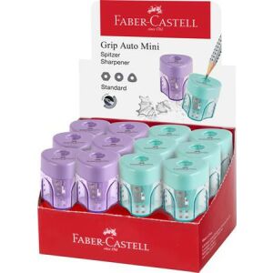 Hegyező display, egylyukú, tartályos FABER-CASTELL "GRIP Auto Mini", vegyes pasztell színek 146723169 - Irodai kiegészítő