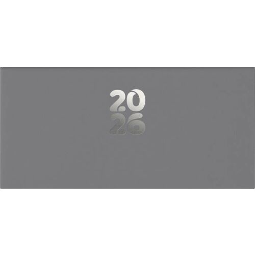 Zsebnaptár, fekvő elrendezésű, DAYLINER, "Pannon", szürke 146723649