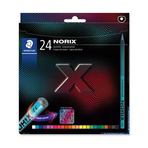 Színes ceruza készlet, STAEDTLER "Norix® 186", 24 különböző szín 146723840