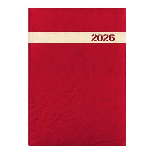 Naptár, tervező, A5, napi, DAYLINER, "The Boss", bordó 146723915