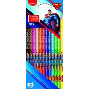 Színes ceruza készlet, háromszögletű, MAPED "Superman", 12 különböző szín 146723931 - Toll & Ceruza