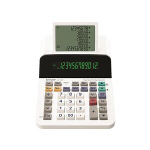 Számológép, segédkijelzős asztali, 12 számjegy, SHARP "EL-1501" 146724066 - Számológép