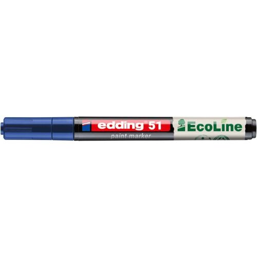 Lakkmarker, 1-2 mm, EDDING "51", kék 146724075