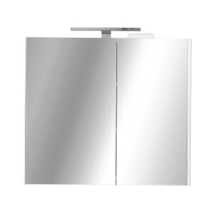 TMP SHARP Tükrös fürdőszobai szekrény LED világítással - 75 cm 146724201 - Fürdőszobatükör