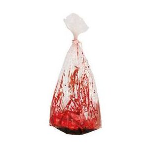Csináld magad véres horror dekoráció – zacskó művérrel, 150 cm 146724679 - Halloweeni dekoráció
