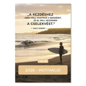 Falinaptár NEBULO A/4 álló Motíváció 2026. 146724763 - Nebulo