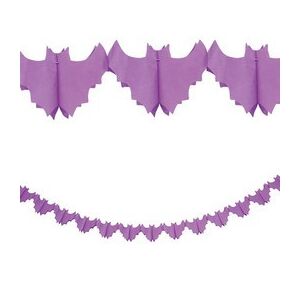 Lila Denevér Mintás Girland – 300 cm hosszú Halloween dekoráció 146725334 - Halloweeni dekoráció