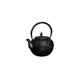 Berlinger Haus BH-7802 black cast iron teapot with pine tree design - Berlinger Haus