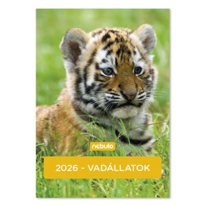 Falinaptár NEBULO A/4 álló Vadállatok 2026. 146725390 - Nebulo
