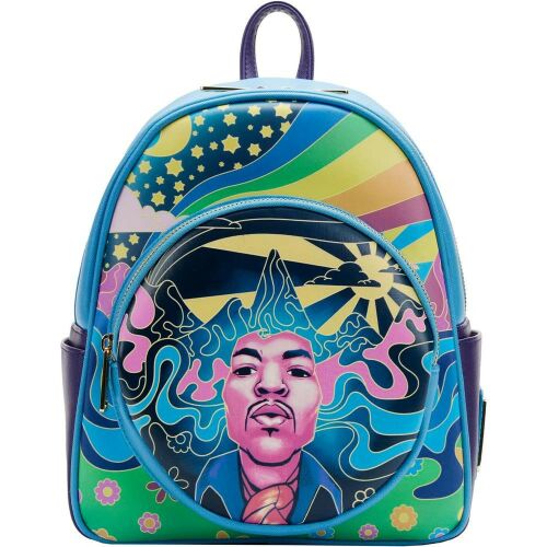 Loungefly Jimi Hendrix: Psychedelic mintájú mini hátizsák
