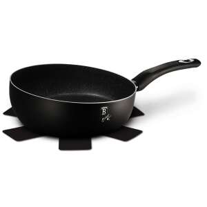 Berlinger Haus BH-1854 Black Silver Collection Flip Bratpfanne mit Marmorbeschichtung 26cm mit Ständer - Berlinger Haus