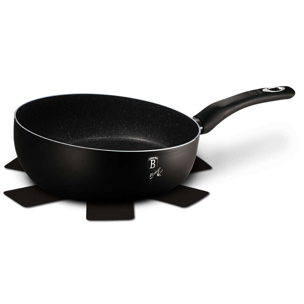 Berlinger Haus BH-1854 Black Silver Collection Flip serpenyő márv...