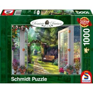 View of the Enchanted Garden, 1000 db (59592) Blick in den verwunschenen Garten 146725705 - Puzzle & Kirakó