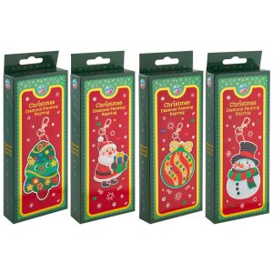 Karácsonyi gyémántfestős kulcstartó készlet – 6 éves kortól, 4 féle minta 146725726 - Grafix