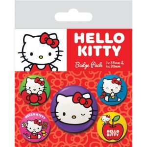 HELLO KITTY (COLOURFUL POSES) kitűző szett 146725958 - Pyramid