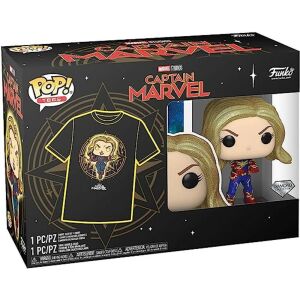 Funko Pocket Pop! &amp; Tee: Marvel - Captain Marvel figura és póló (S) 146725998 - Funko