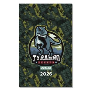 Zsebnaptár NEBULO A/6 heti papírborítós Dino 2026. 146726280 - Nebulo