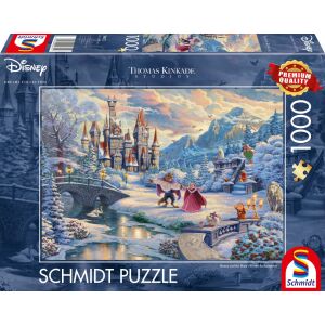 Disney, Beauty and the Beast s Winter Enchantment, 1000 db (59671) Disney, Die Schöne und das Biest 146726377 - Puzzle & Kirakó