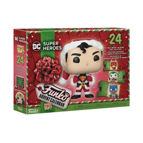Funko Adventi Kalendárium – DC Comics, 24 db minifigura, gyerek és felnőtt ajándék (2023) 146726397