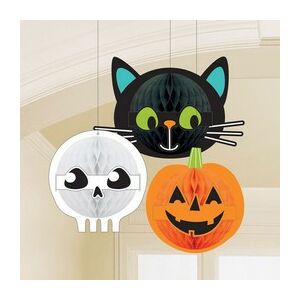 Cica, Szellem, Tök Lampion Halloweeni Válogatás, 3 db-os 146726446 - Halloweeni dekoráció