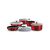 Berlinger Haus Burgundy Metallic Line 12-Piece Cookware Set with glass and plastic lids