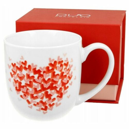 Szíves Valentin napi porcelán bögre szíves díszdobozban 146727239