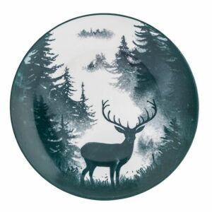 Szarvasok porcelán desszertes tányér - 20 cm - Secret Forest 146727362 - Tányér