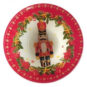 Diótörős karácsonyi üvegtálka - 14,5 cm 146727380 - Tál