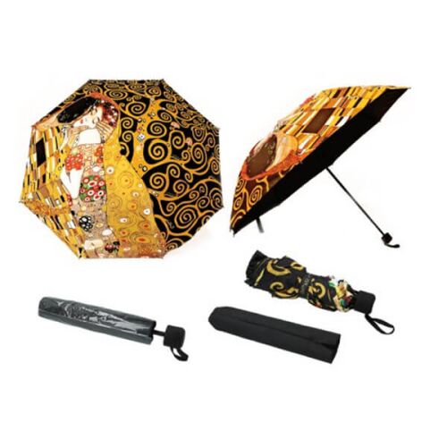 Klimt összecsukható kézi esernyő - 100 cm - The Kiss