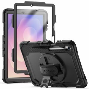 Tech-Protect Solid ütésálló tok Galaxy Tab S11 11,0" X730/X736B kijelzővédővel - fekete - ECO 146727708 - Puzdrá na tablety