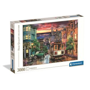 San Francisco Night 3000 db-os puzzle Clementoni 146728338 - Játék