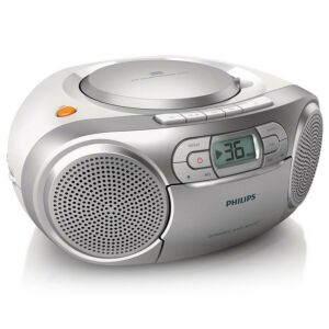 Kazettás Rádió Philips AZ127/12 FM 2W Ezüst színű 146728374 - Audio