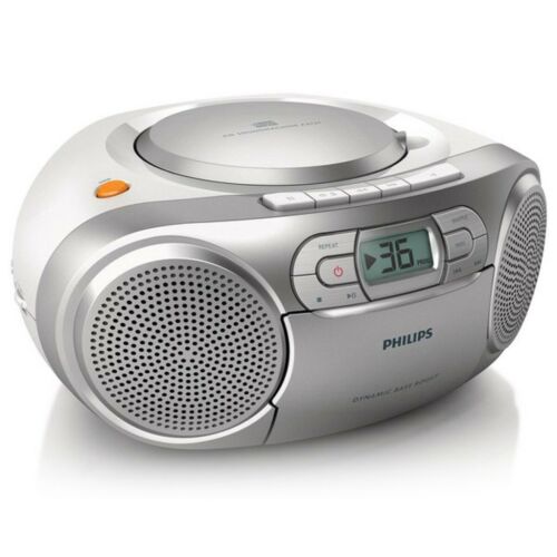 Kazettás Rádió Philips AZ127/12 FM 2W Ezüst színű 146728374