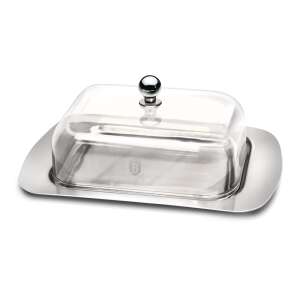 Berlinger Haus stainless steel butter dish with acrylic lid - Kitchen & dining